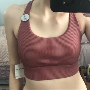 NWT Dusty Rose Pink Sports Bra